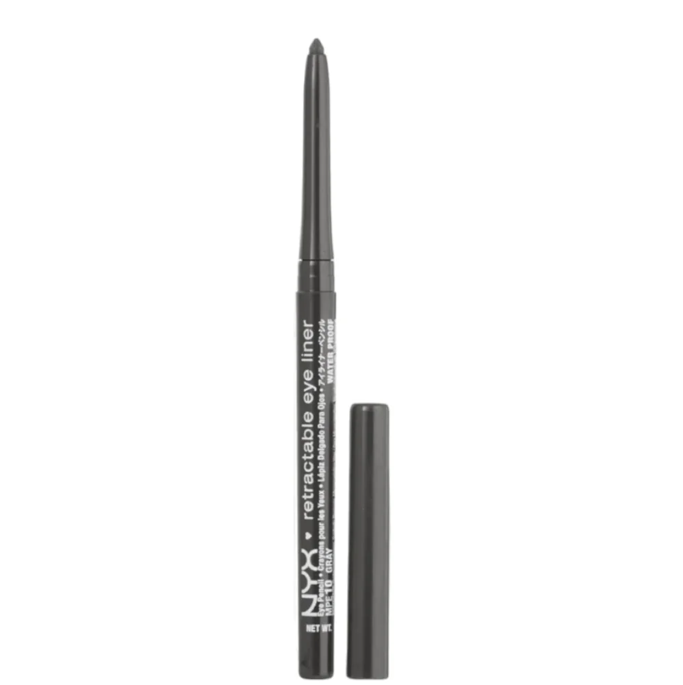 3 x NYX Professional Makeup Retractable Eye Liner, Waterproof, Gray